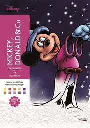 Couverture du coloriage mystère Mickey, Donald & Co