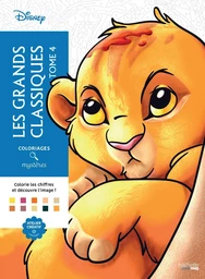 Couverture du coloriage mystère Les Grands classiques Tome 4