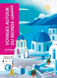 Couverture du coloriage mystère Le Routard — Voyages autour du monde