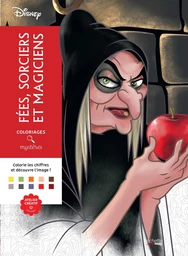 Couverture du coloriage mystère Fées, sorciers et magiciens