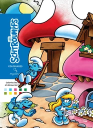 Couverture du coloriage mystère Schtroumpfs