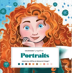Couverture du coloriage mystère Grand carré Mystères Portraits
