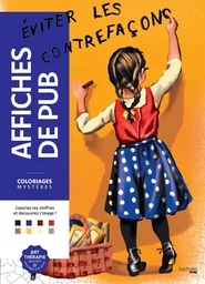 Couverture du coloriage mystère Affiches de pub