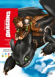 Couverture du coloriage mystère Dragons