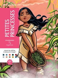 Couverture du coloriage mystère Petites princesses