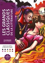 Couverture du coloriage mystère Les grands classiques de la littérature