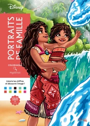 Couverture du coloriage mystère Portraits de famille