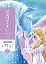 Couverture du coloriage mystère Chevaux