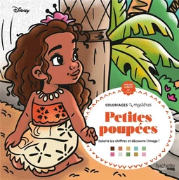 Couverture du coloriage mystère Grand carré mystères Disney — Petites Poupées