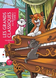 Couverture du coloriage mystère Coloriages au numéro — Grands classiques Tome 2