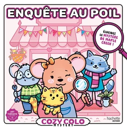 Couverture du coloriage mystère Cozy colo mystery — Enquête au poil