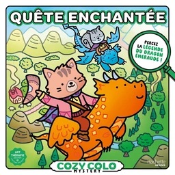Couverture du coloriage mystère Cozy colo mystery — Quête enchantée