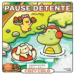 Couverture du coloriage mystère Cozy colo mystères — Pause détente