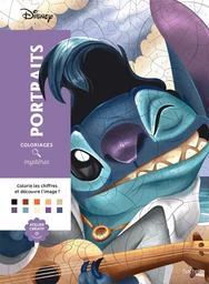Couverture du coloriage mystère Portraits (trompe l'oeil)