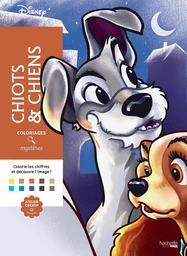 Couverture du coloriage mystère Chiots et chiens