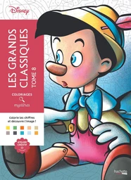 Couverture du coloriage mystère Les Grands classiques Tome 8