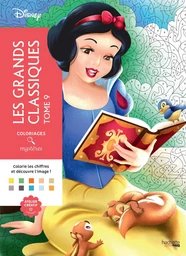 Couverture du coloriage mystère Les Grands classiques Tome 9