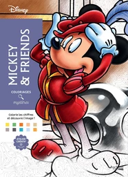 Couverture du coloriage mystère Mickey and friends