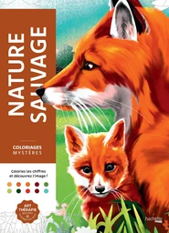Couverture du coloriage mystère Nature sauvage