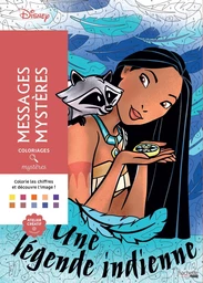 Couverture du coloriage mystère Coloriages mystères Disney