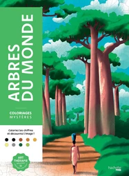 Couverture du coloriage mystère Arbres du monde
