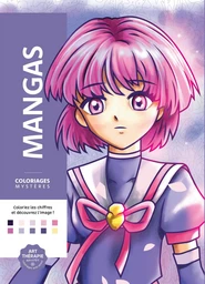 Couverture du coloriage mystère Mangas