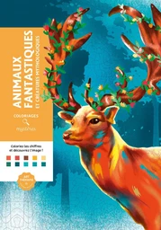 Couverture du coloriage mystère Animaux fantastiques et créatures mythologiques