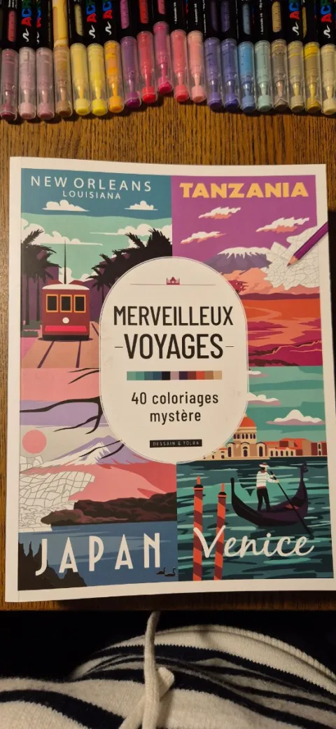 Cover von Merveilleux Voyages (Malen nach Zahlen)